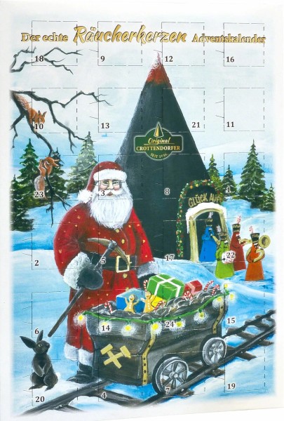 Crottendorfer Räucherkerzen-Adventskalender Motiv 2025