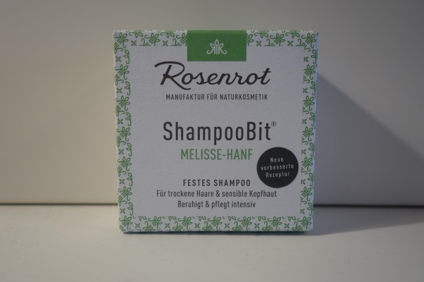 Rosenrot ShampooBit Melisse Hanf 60g