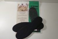 Zimt Einlegesohlen schwarz gesteppt LesTòngs Zimt Einlegesohlen schwarz gesteppt LesTòngs