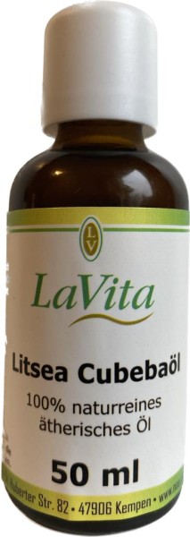 LaVita Litsea Cubeba 100& naturreines ätherisches Öl 10ml I 50ml