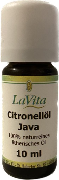 LaVita Citronellöl Java 100% naturreines ätherisches Öl 10ml