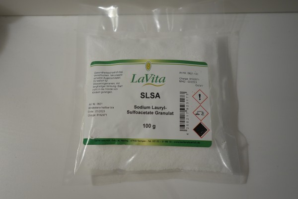 LaVita SLSA Sodium Lauryl-Sulfocetate Granulat 100g I 250g