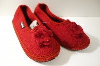 bacinas Hausschuhe - Hausballerina aus gewalkter Schafwolle dunkelrot 37 - 41 bacinas Hausschuhe - Hausballerina aus gewalkter Schafwolle dunkelrot 37 - 41