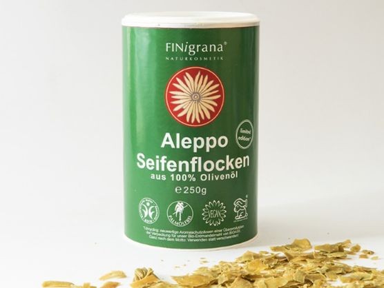 FINingrana Aleppo Seifenflocken aus 100% Olivenöl