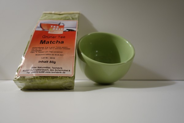 Geschenkset Grüner Tee Matcha & Matchaschale