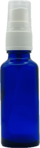 Kosmetikflasche blauglas mit Zertsäuber 30ml I 50ml LaVita