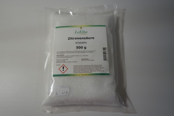 LaVita Zitronensäure kristallin 500g