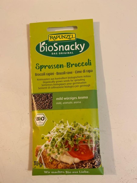 Rapunzel Sprossen-Broccoli bioSnacky, 30g