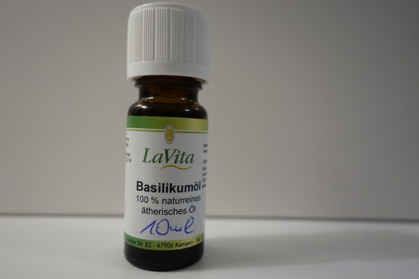 LaVita Basilikumöl 100% naturreines ätherisches Öl 10ml