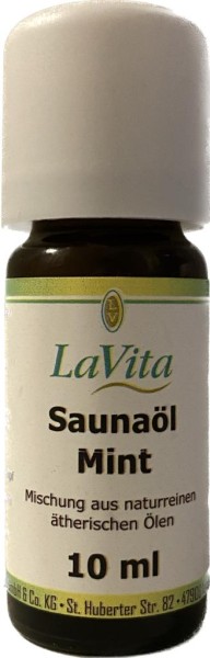 LaVita Saunaöl Mint Mischung aus naturreinen ätherischen Ölen 10ml