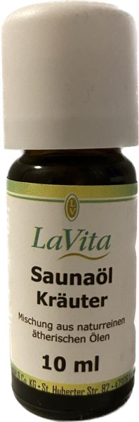 LaVita Saunaöl Kräuter Mischung aus naturreinen ätherischen Ölen 10ml
