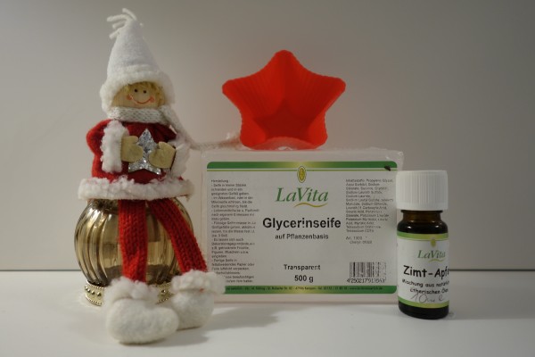 DIY-MOTIVSEIFE STERN WEIHNACHT ZIMT-APFEL-DUFT