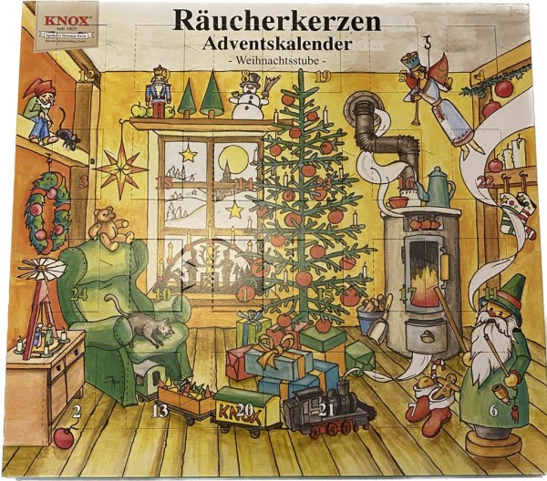 Knox Räucherkerzen Adventskalender "Weihnachtsstube"